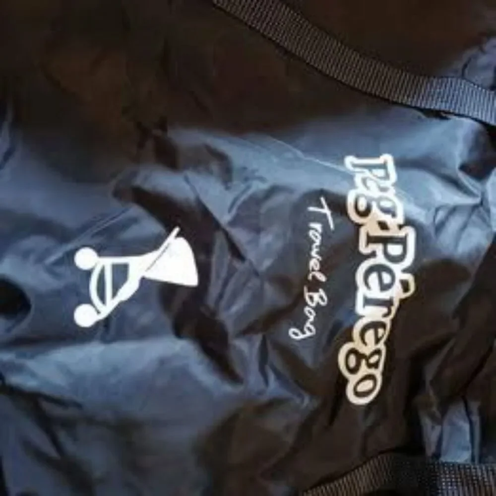 Peg Perego Large Zip Travel Bag Black – Stroller Storage Case NWOT Durable